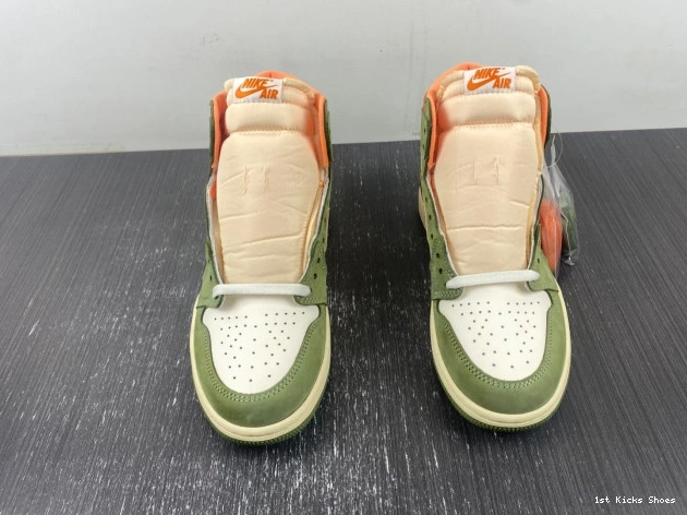 1st Kicks Air Craft Jordan 1 FB9934-300 Celadon High OG 0820
